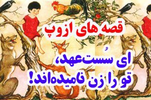 قصه‌های-ازوپ-ای-سست‌عهد،-تو-را-زن-نامیده‌اند!