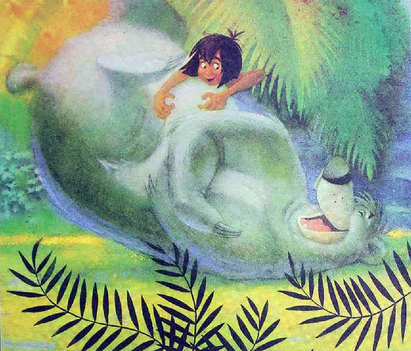 داستان مصور کودکانه: پسر جنگل / موگلی، باگیرا و بالو 5